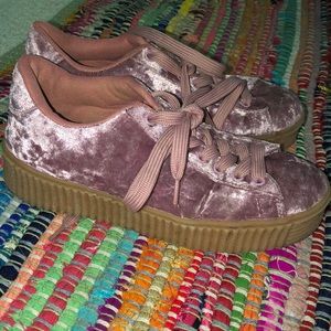 Satin shoes
